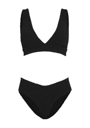 Hunza G Angel textured-finish bikini - Black