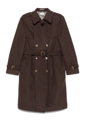 Brunello Cucinelli belted coat - Brown