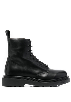 Buttero chunky lace-up boots - Black