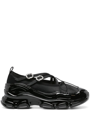 Simone Rocha Beaded Tracker sneakers - Black