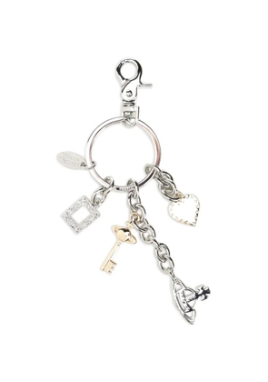 Vivienne Westwood multi-charm keyring - Silver