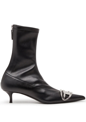Diesel D-Venus leather boots - Black