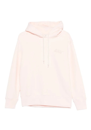 Autry logo-embroidered hoodie - Pink