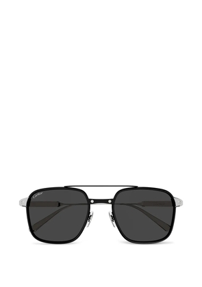 Cartier Eyewear browline sunglasses - Black