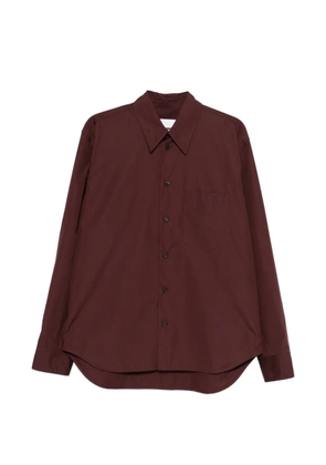 Jil Sander chest-pocket shirt - Red