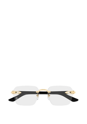 Cartier Eyewear rectangle-frame glasses - Gold