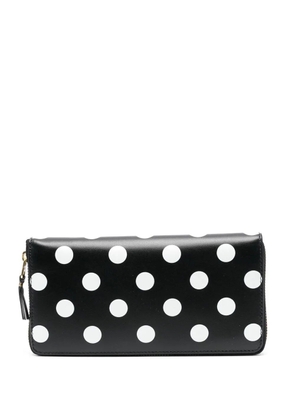 Comme Des Garçons Wallet polka-dot continental wallet - Black