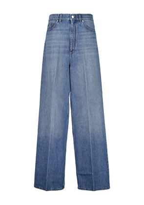 Stella McCartney logo-patch jeans - Blue