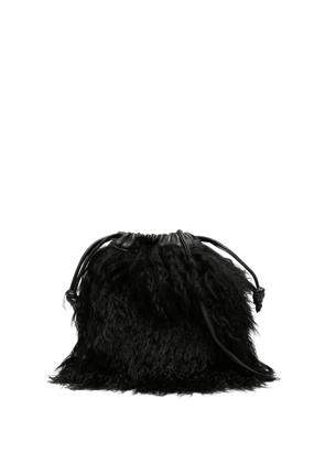 Zadig&Voltaire Rock To Go Frenzy shearling bucket bag - Black