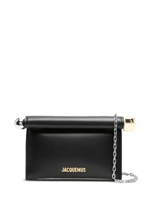 Jacquemus The small Rond Carré clutch bag - Black