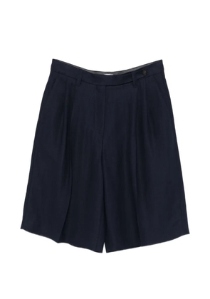 Brunello Cucinelli pleated shorts - Blue