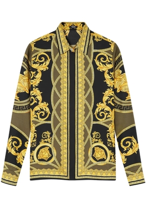 Versace La Coupe des Dieux silk shirt - Yellow