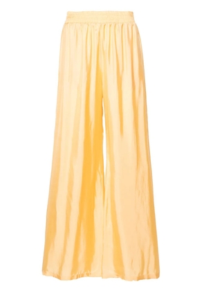 Fabiana Filippi high-waist satin palazzo trousers - Orange