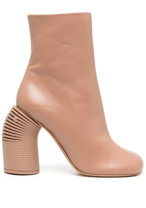 Off-White Tonal Spring 110mm leather boots - Neutrals