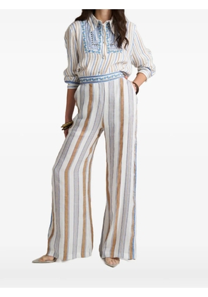 PHO FIRENZE striped-pattern shirt - Neutrals