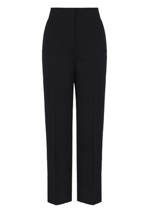 Giorgio Armani high-waisted wool trousers - Black