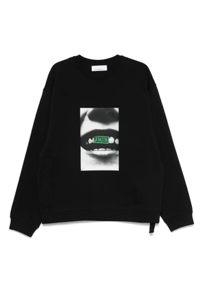 OAMC Peacemaker smile-print sweatshirt - Black