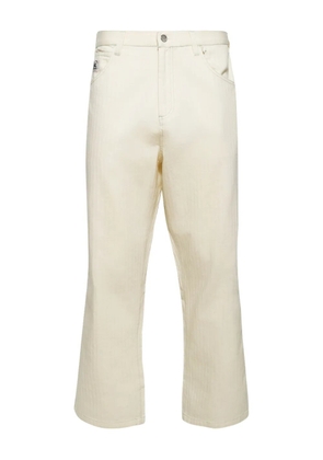 BODE logo-patch trousers - Neutrals