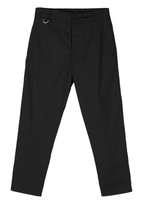 Low Brand mid-rise tapered-leg trousers - Black