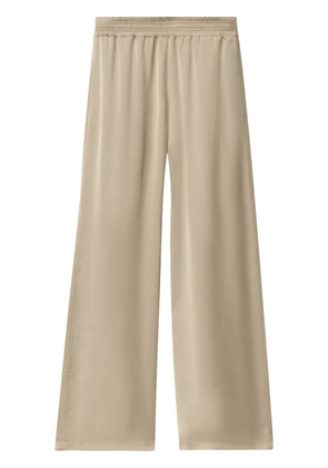 Fabiana Filippi satin wide-leg trousers - Neutrals