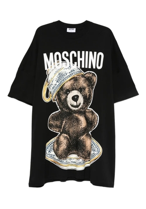 Moschino Teddy Bear-print T-shirt mini dress - Black