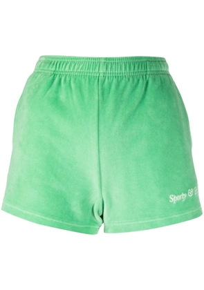 Sporty & Rich NY Tennis Club cotton shorts - Green