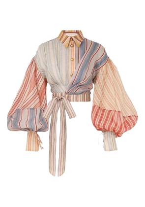ZIMMERMANN Rebellion striped blouse - Neutrals