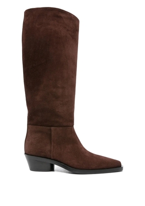 Proenza Schouler 40mm suede knee-high boots - Brown