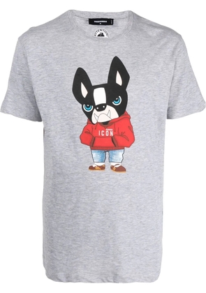 DSQUARED2 cartoon short-sleeve T-shirt - Grey