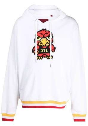 Mostly Heard Rarely Seen 8-Bit Atlanta graphic-print hoodie - White