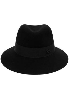 Maison Michel Henrietta wool fedora hat - Black