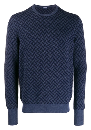 Drumohr crew-neck cashmere sweater - Blue