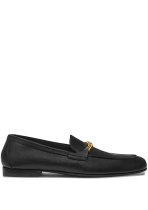 Versace Medusa leather slippers - Black
