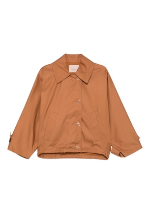 TWINSET button-fastening pocket jacket - Brown