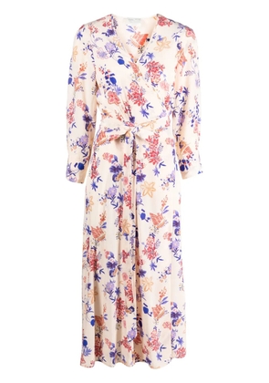 Forte Forte Belle De Jour floral-print wrap dress - Neutrals