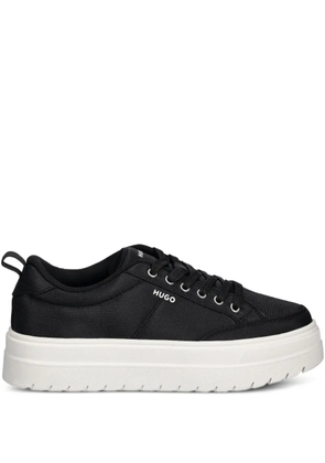 HUGO lace-up platform sneakers - Black