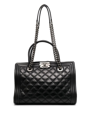 CHANEL Pre-Owned 2013-2014 Boy tote bag - Black