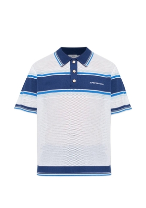Casablanca perforated polo shirt - White