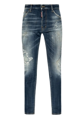 DSQUARED2 distressed slim-cut jeans - Blue