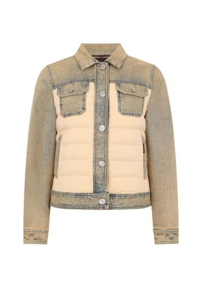 Moorer Petunia quilted-panel jacket - Neutrals