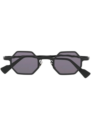 Kuboraum geometric-frame tinted sunglasses - Black