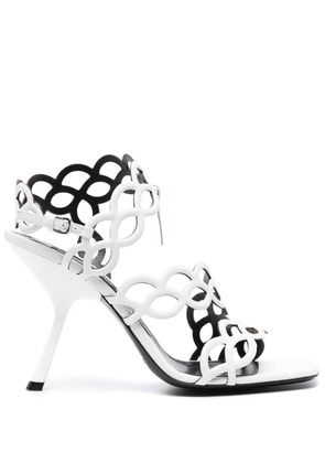 Sergio Rossi Sr Mermaid 100mm sandals - White