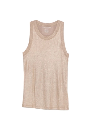 Majestic Filatures glitter ribbed top - Gold