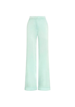 Genny satin trousers - Green