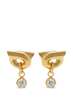 Ferragamo Gancini charm earrings - Gold