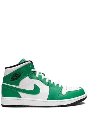 Jordan Air Jordan 1 Mid 'Lucky Green' sneakers - White