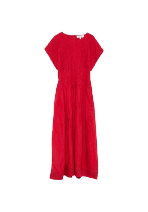 Sea textured midi dress