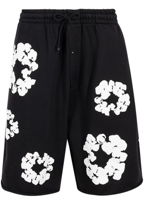 Denim Tears The Cotton Wreath 'Black' shorts