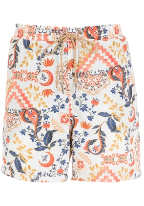 Lygia & Nanny Gil paisley-print swimming shorts - Neutrals