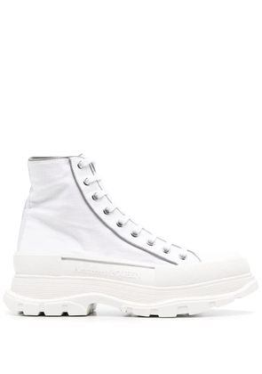 Alexander McQueen round toe sneakers - White